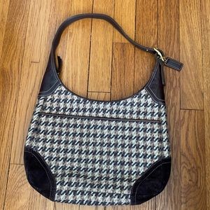 Herringbone coach purse